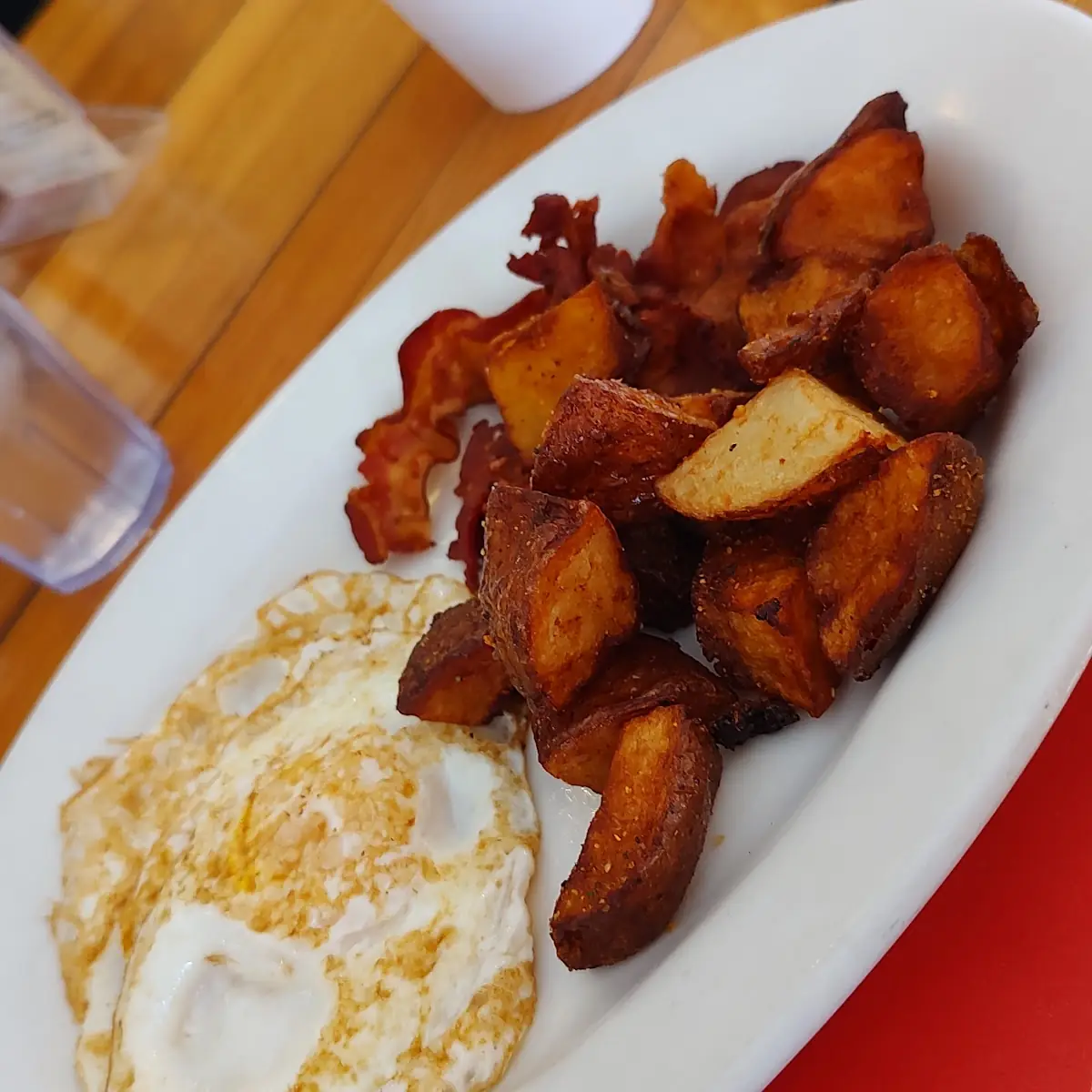 Basic Bacon Potato Two Eggs