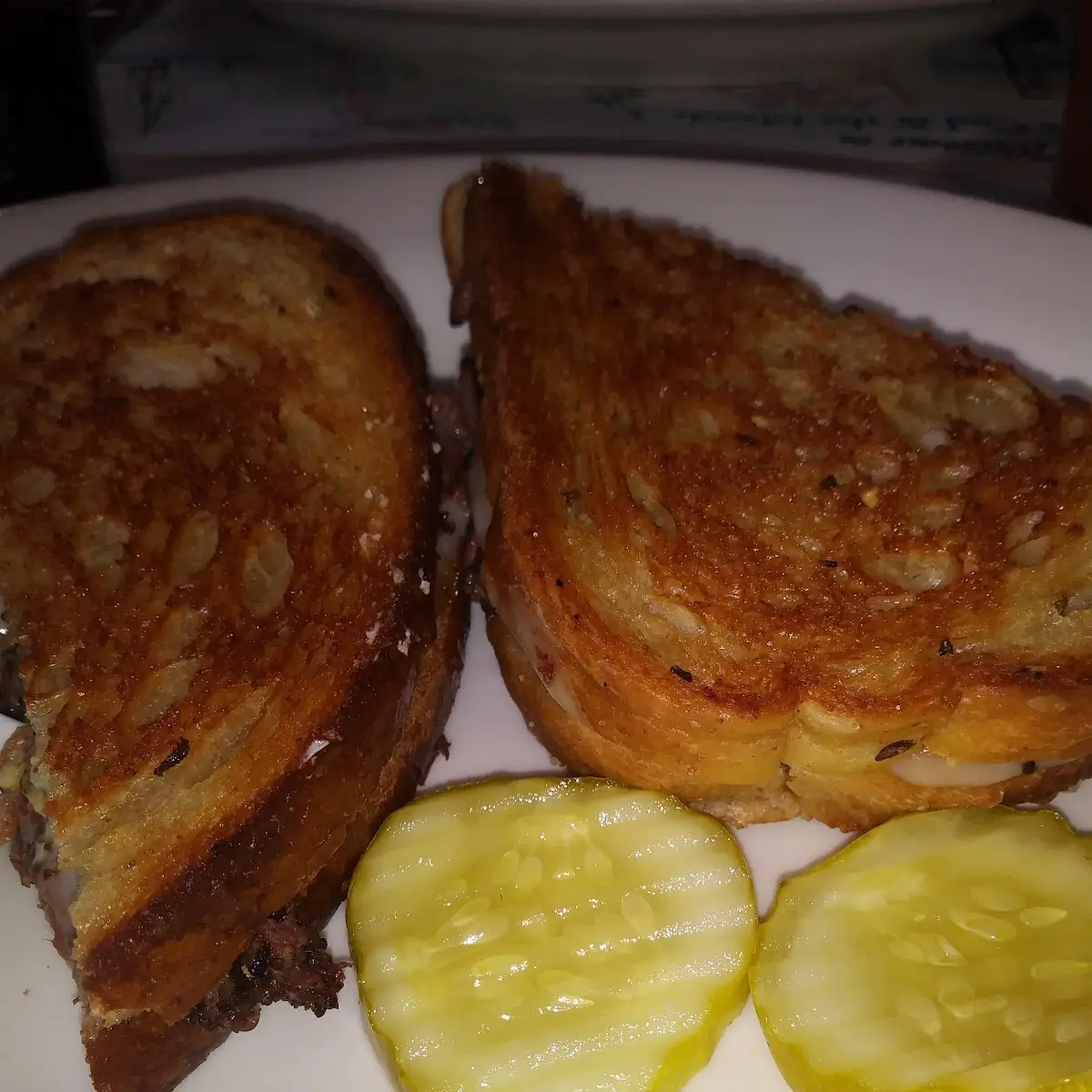 Pastrami and Melted Cheese