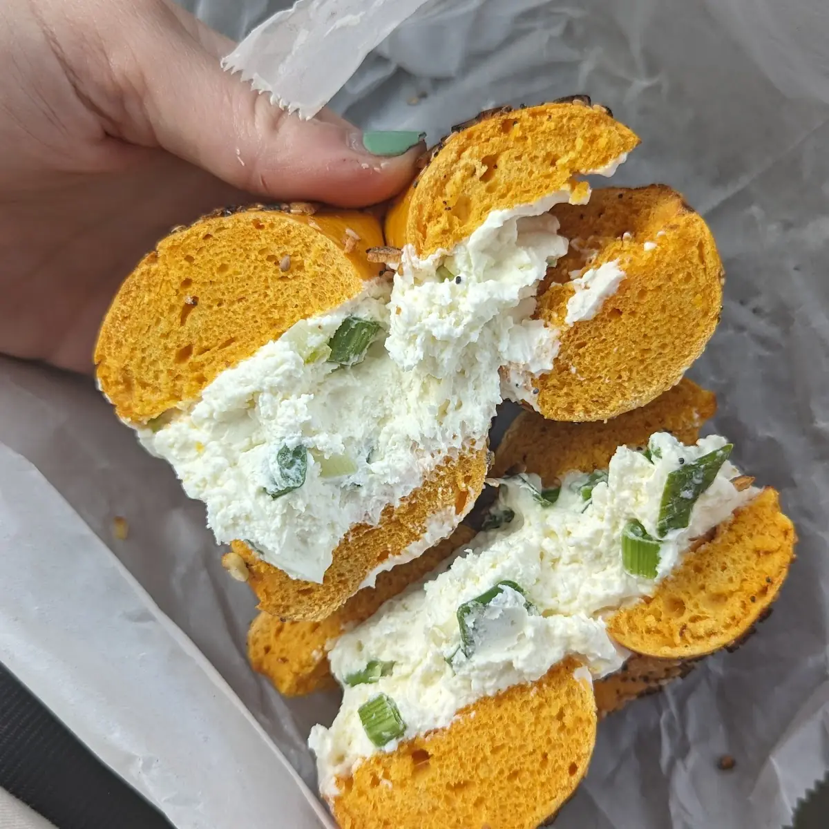 Egg Everything Bagel with Scallion Cream Cheese