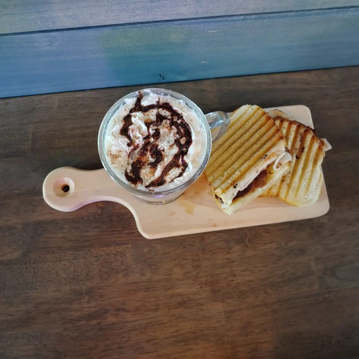 Mocha & Turkey Club Sandwhich
