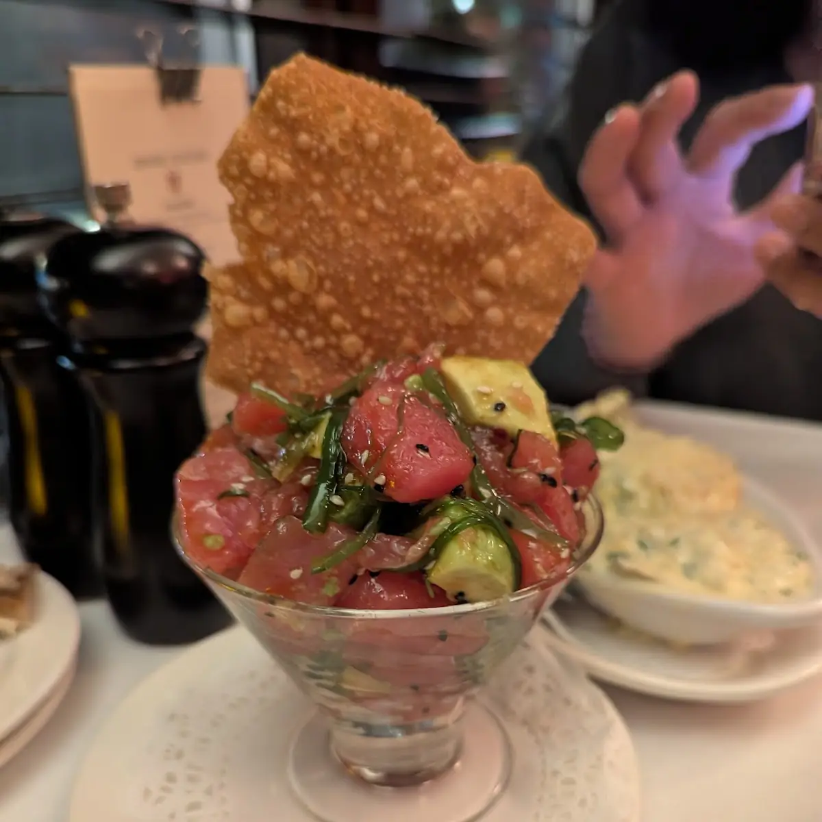 Ahi Tuna & Avocado Martini