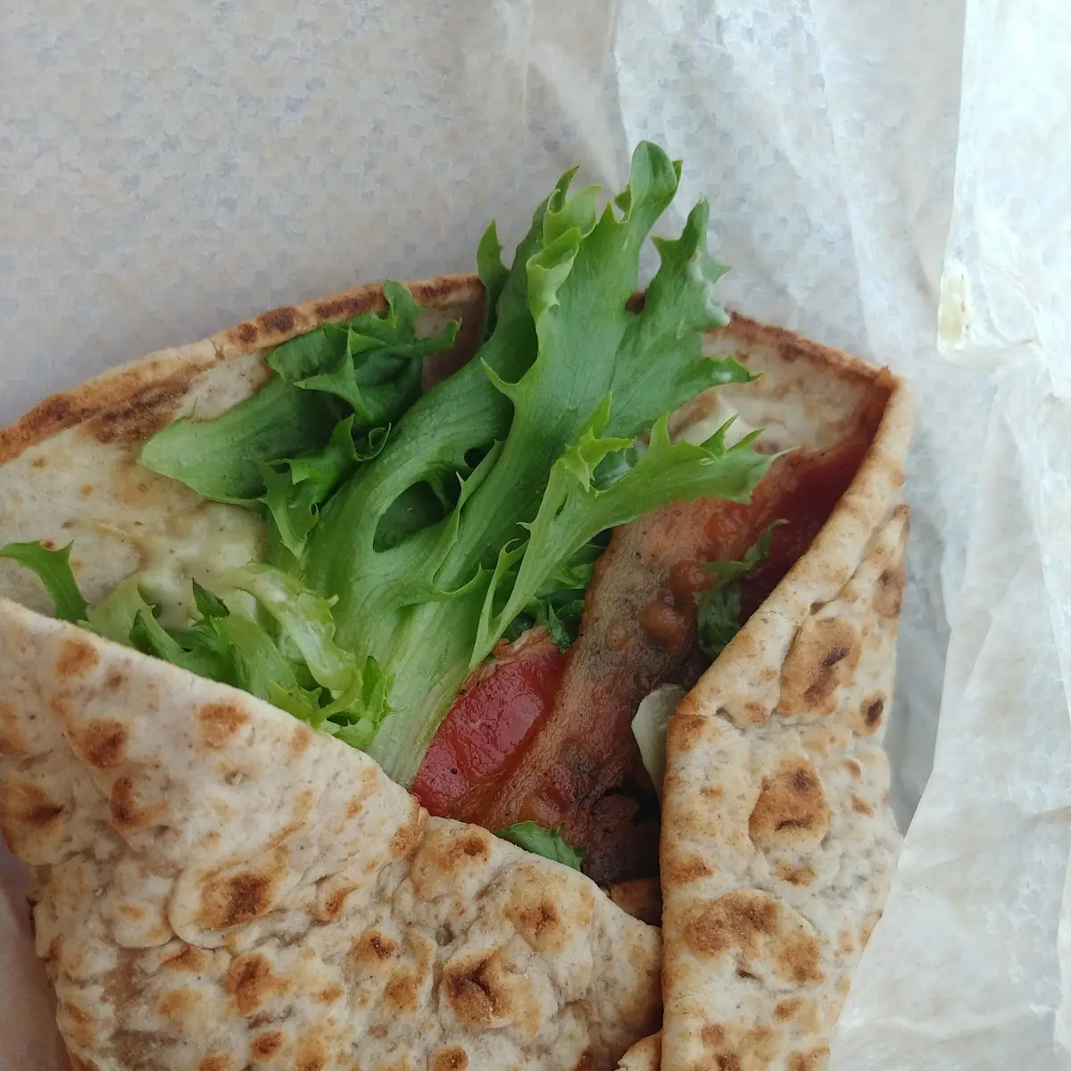 Bacon Scrambled Eggs Wrap