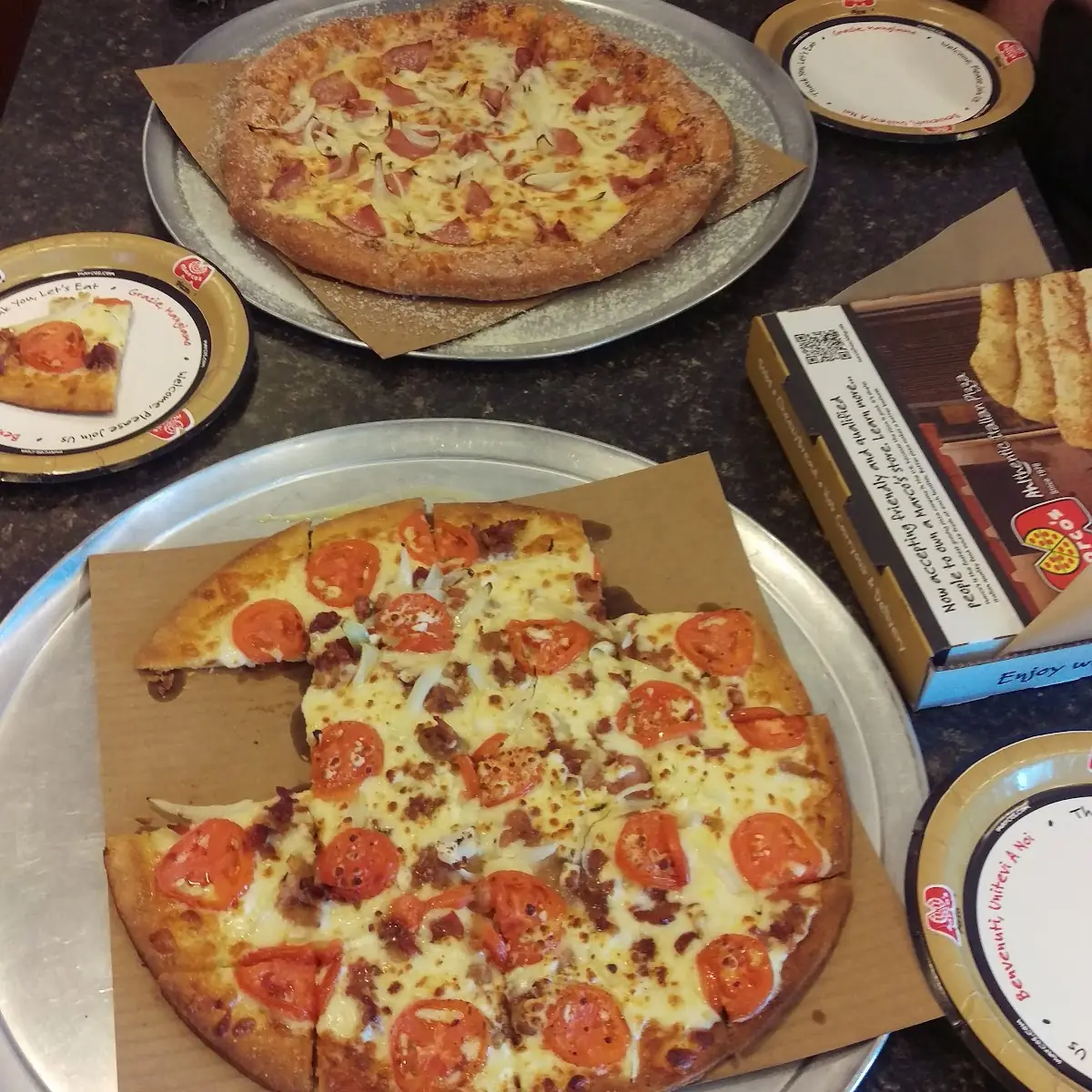 White Cheesy on Thin Crust Pizza
