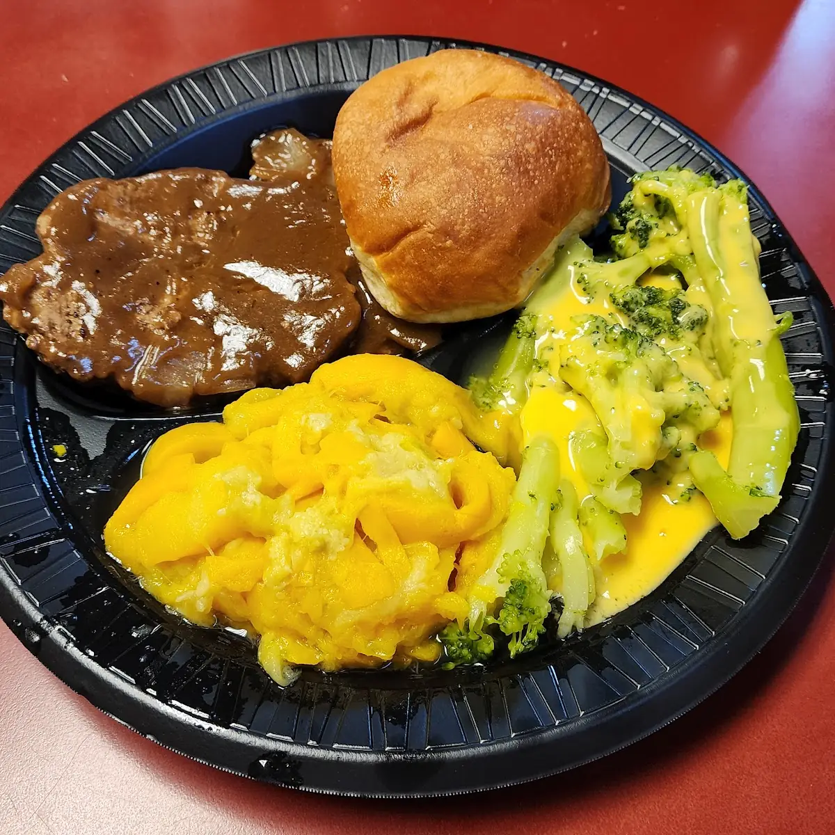 Hamburger Steak Plate Lunch