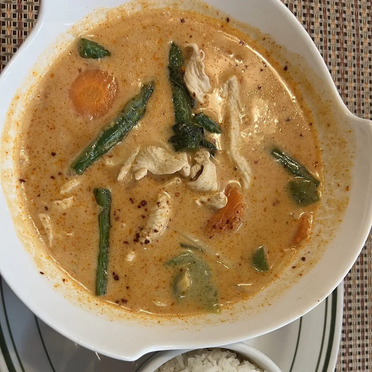 Red Curry with White Rice