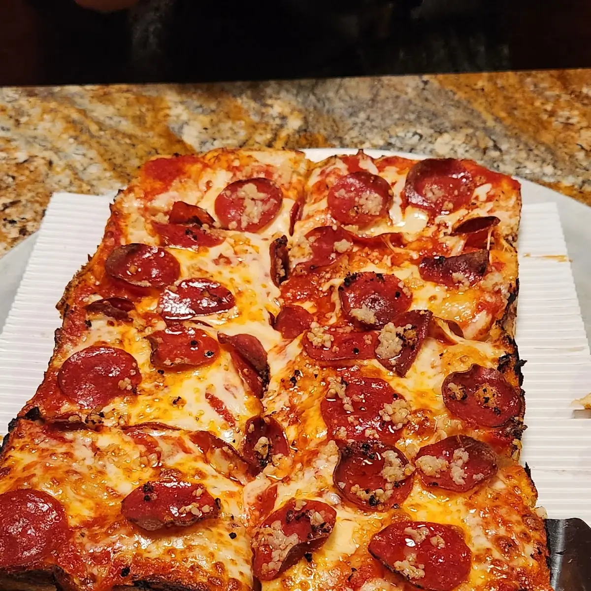 Deep Dish Pepperoni Pizza