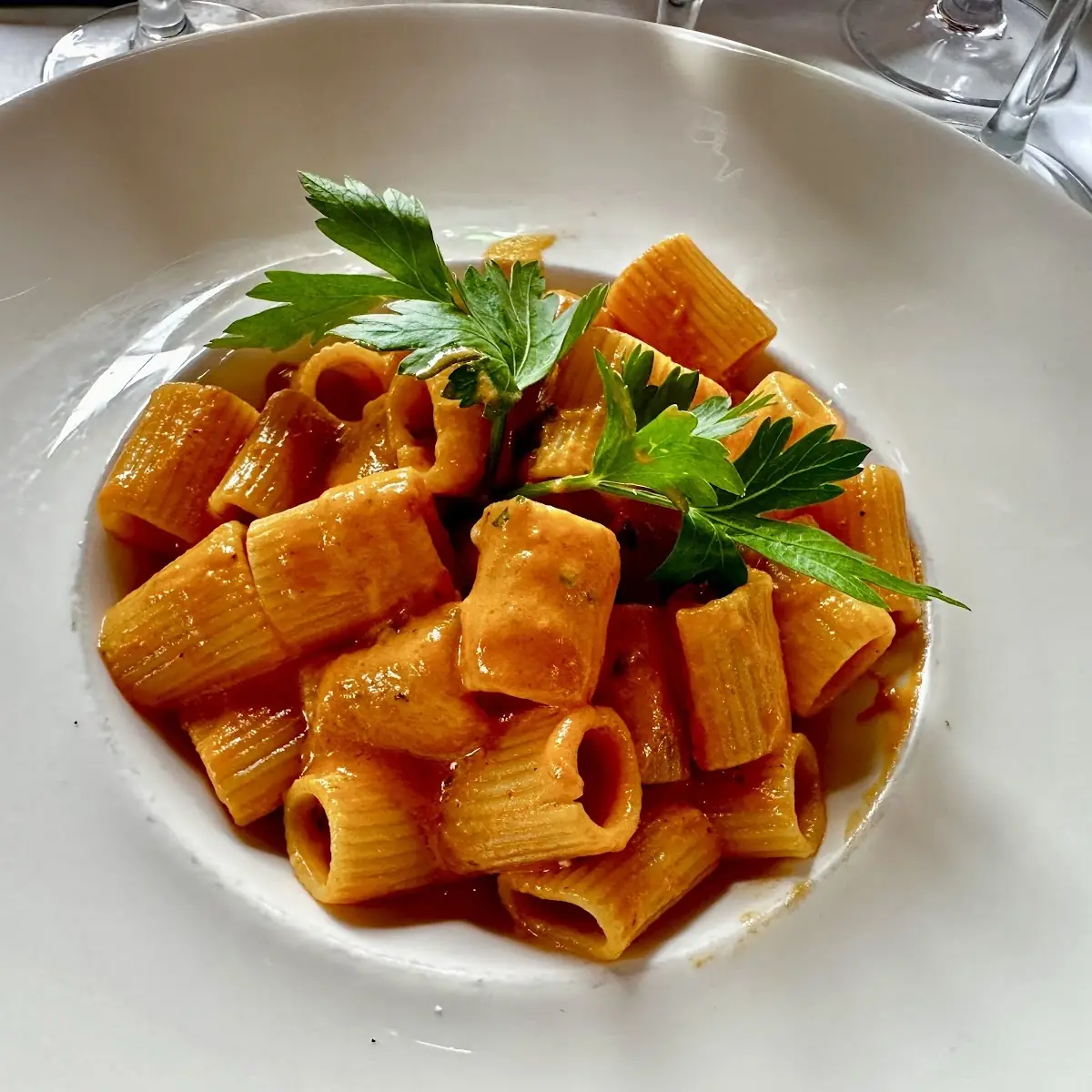 Rigatoni with Creamy Tomato Sauce