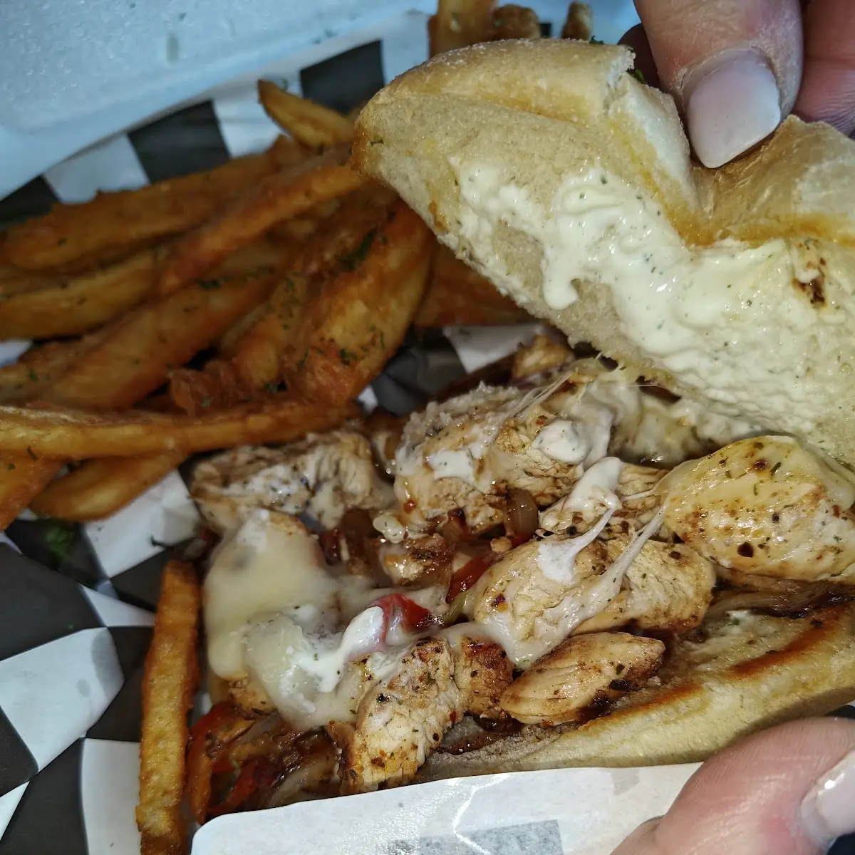 Chicken Philly Cheesesteak