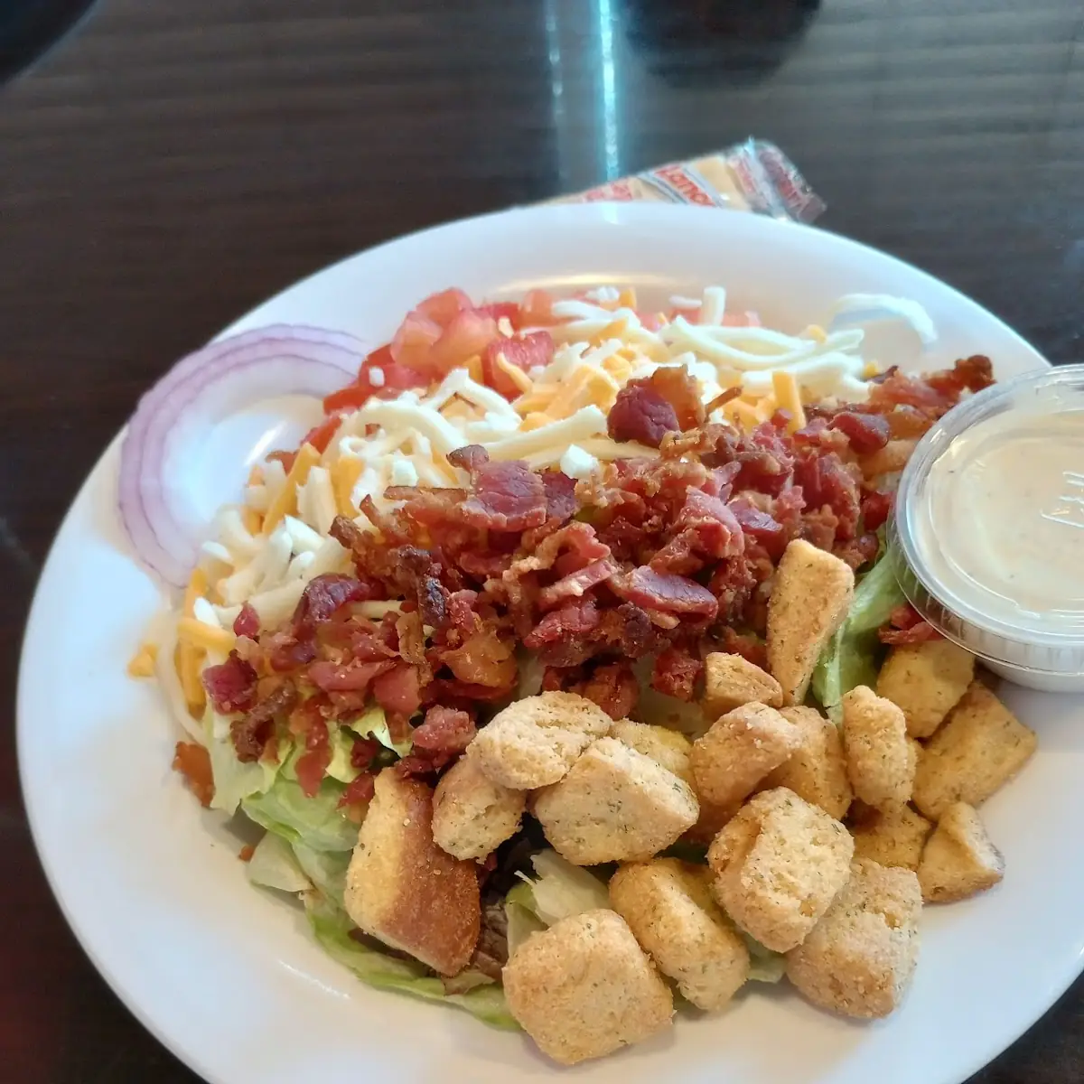 House Salad with Bacon
