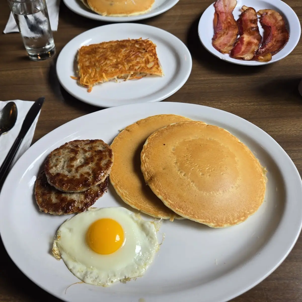 Six Dollar-Sized Pancakes