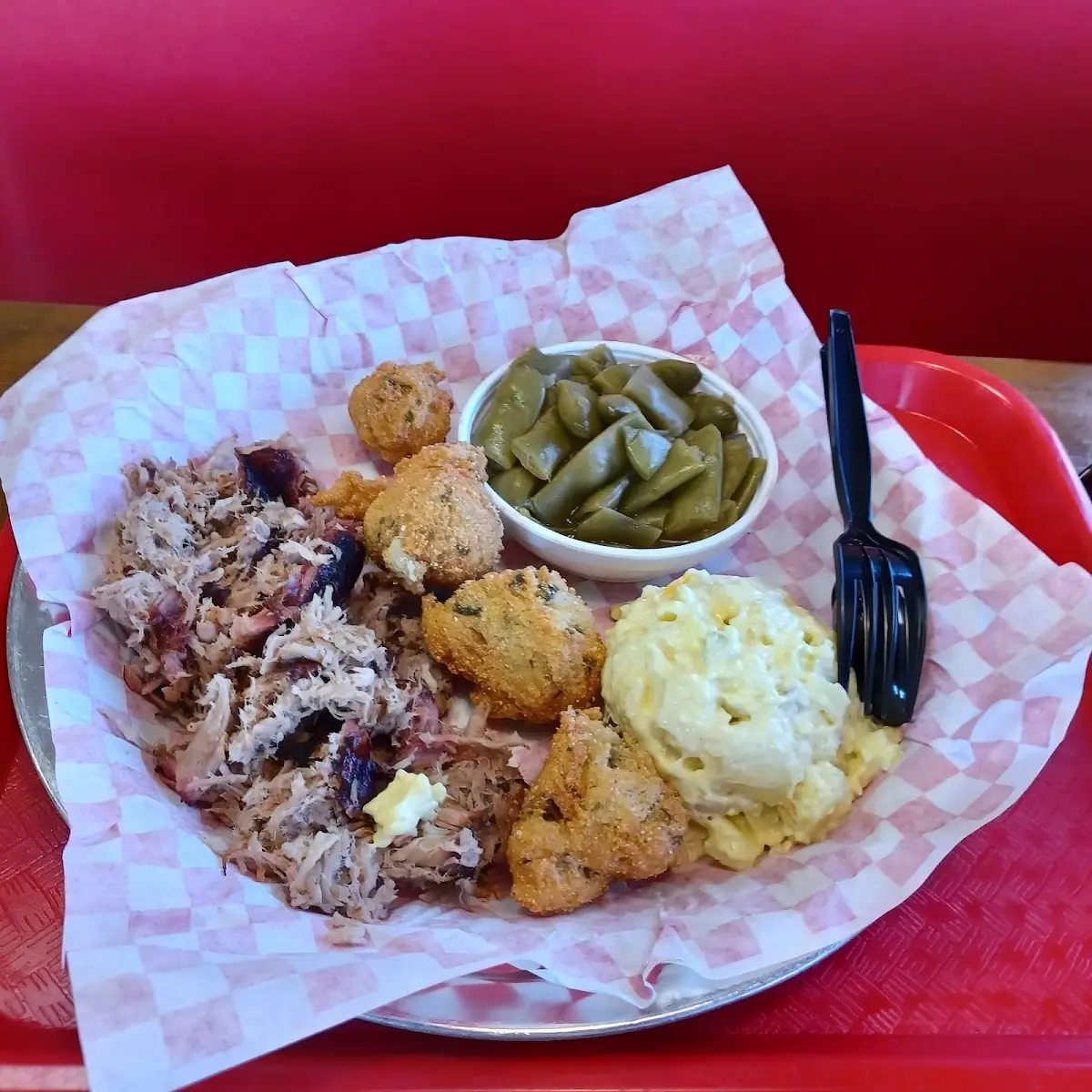 Pulled Pork Dinner with Potato Salad