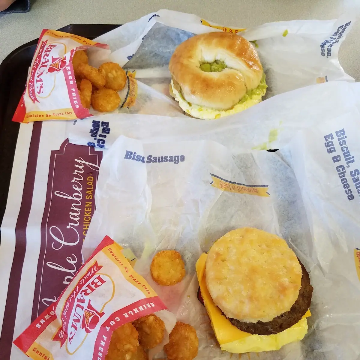 Sausage Egg and Cheese Biscuit