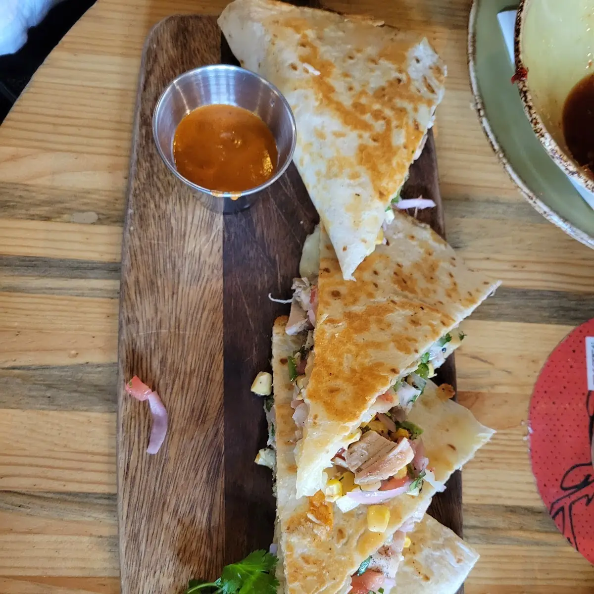 Roasted Chicken Quesadilla