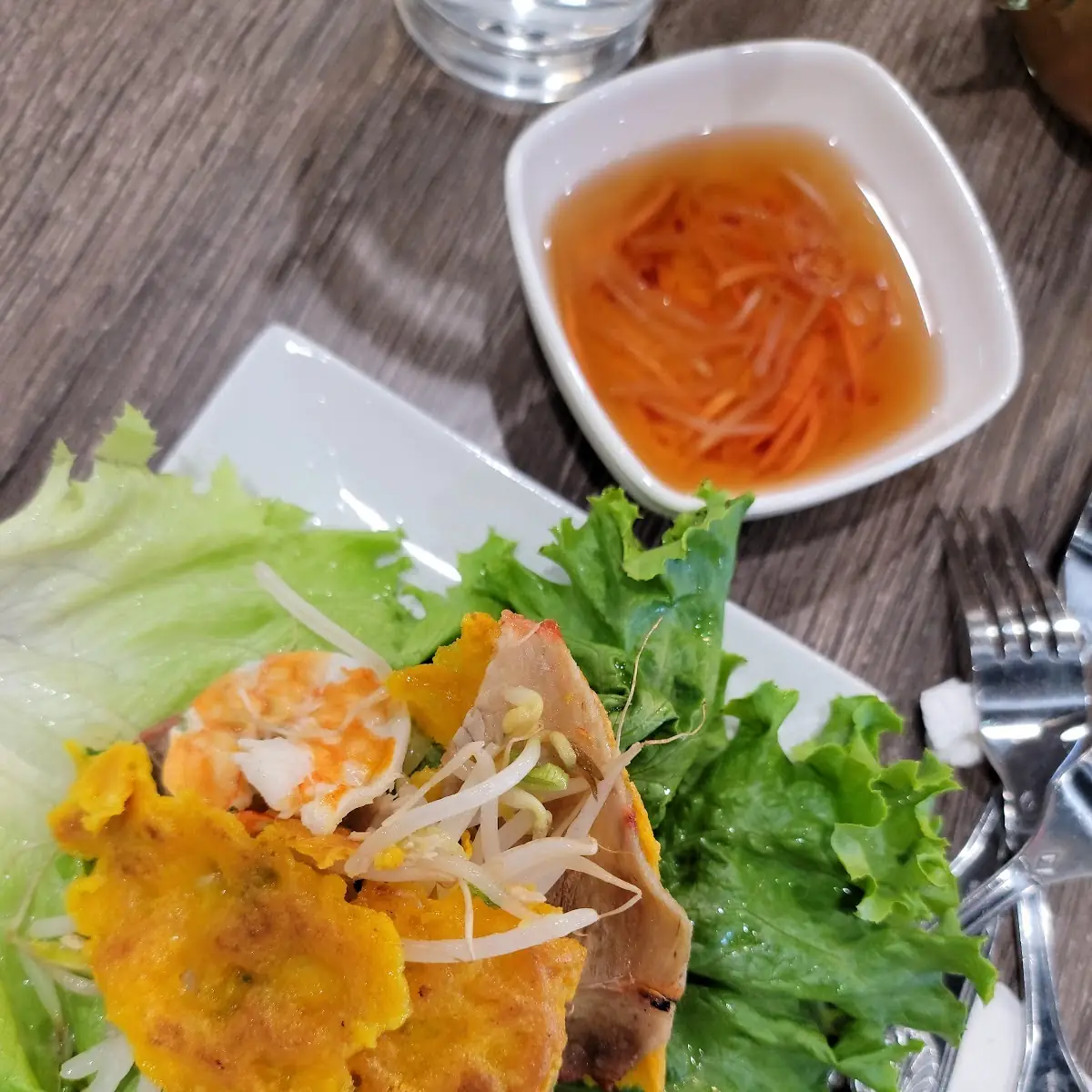 Vietnamese Fried Pancake Banh Xeo