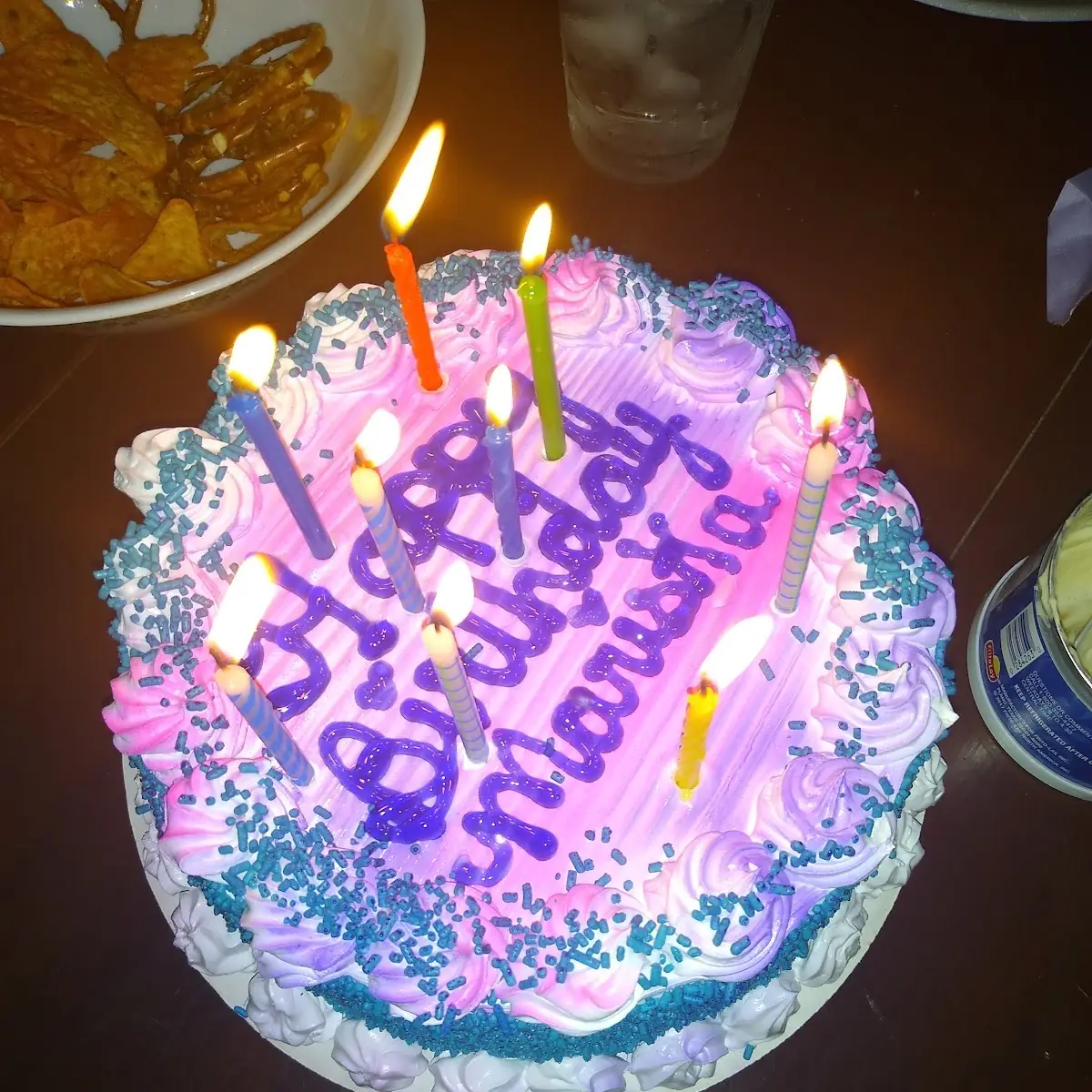 Chocolate and Vanilla Ice Cream Cake