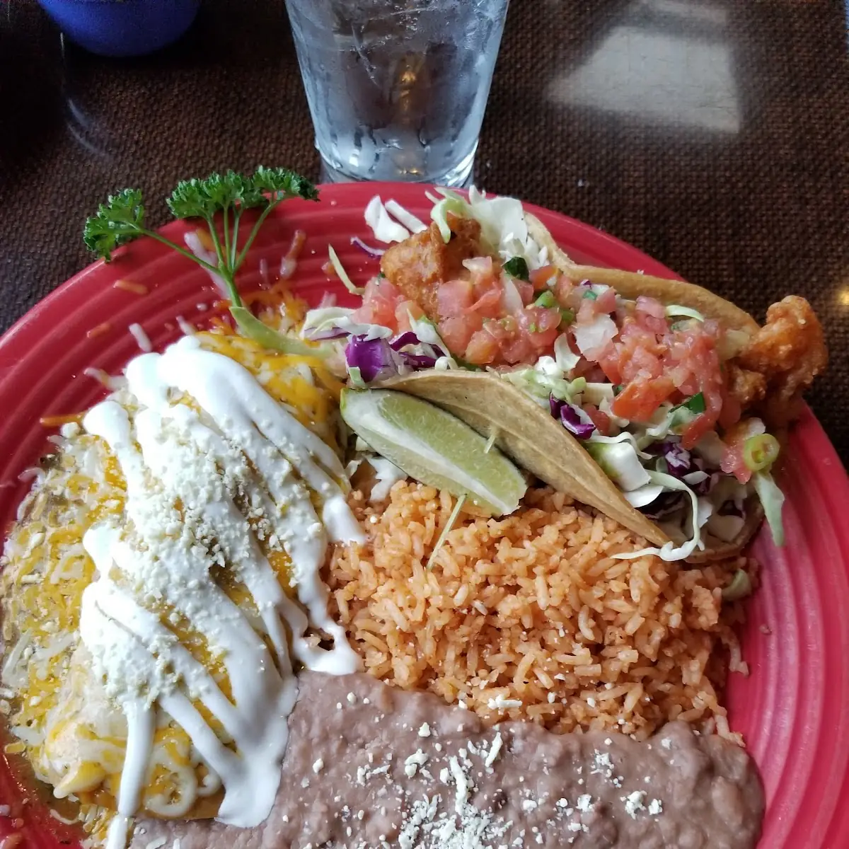 Refried Beans & Rice