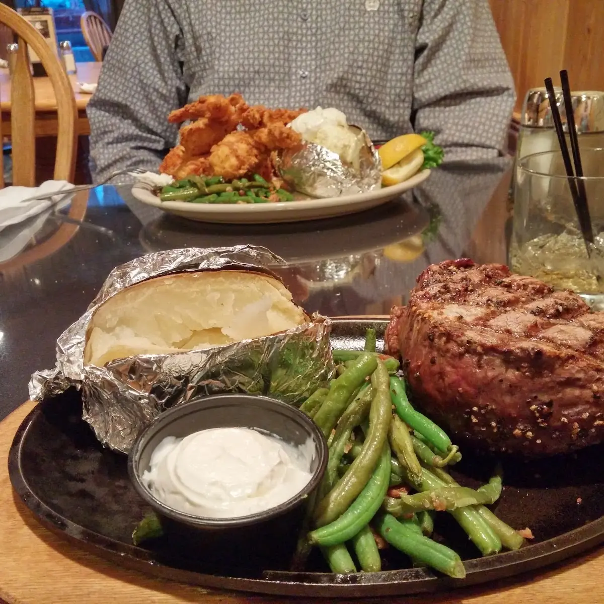 Filet Mignon and Shrimp