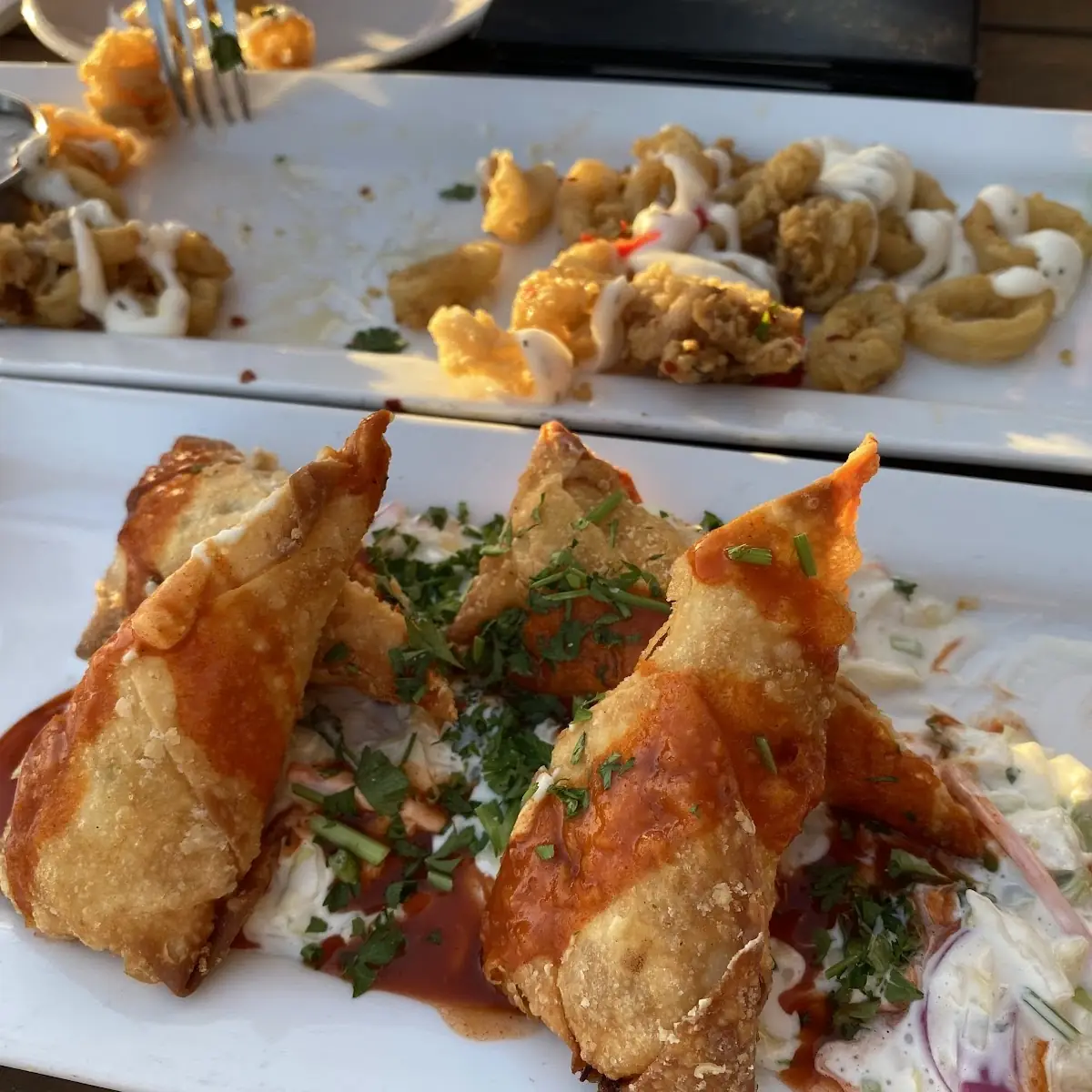 Buffalo Chicken Wontons