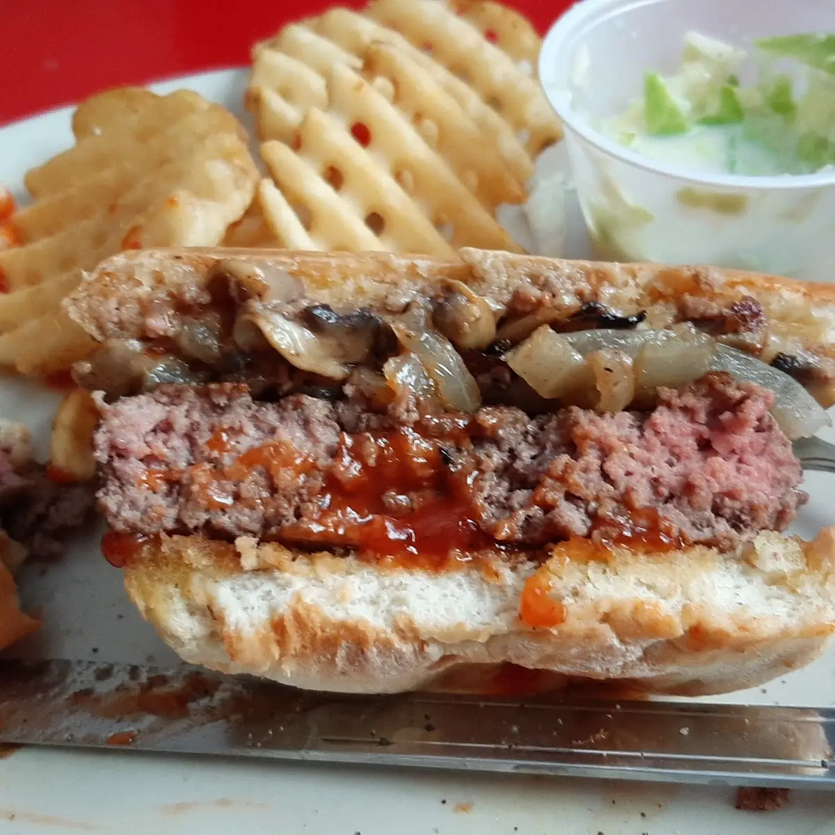 Swiss Mushroom Burger