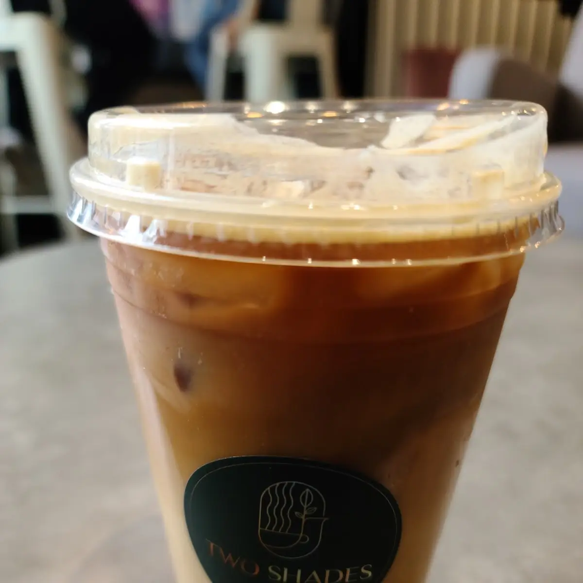 Iced Vanilla Latte with Oat Milk