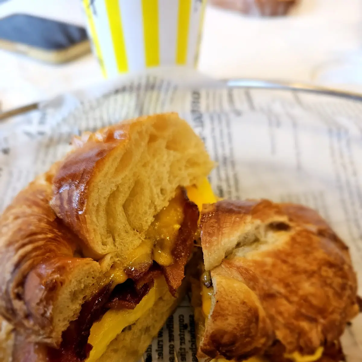 Bacon Egg & Cheese Croissant
