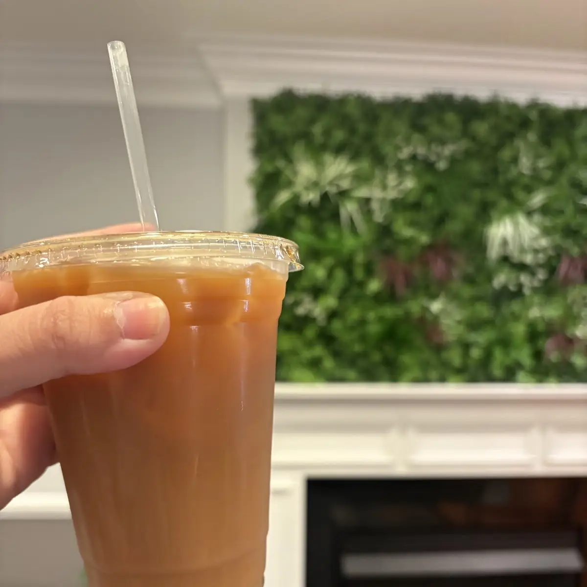 Cake Batter Iced Coffee with Oatmilk