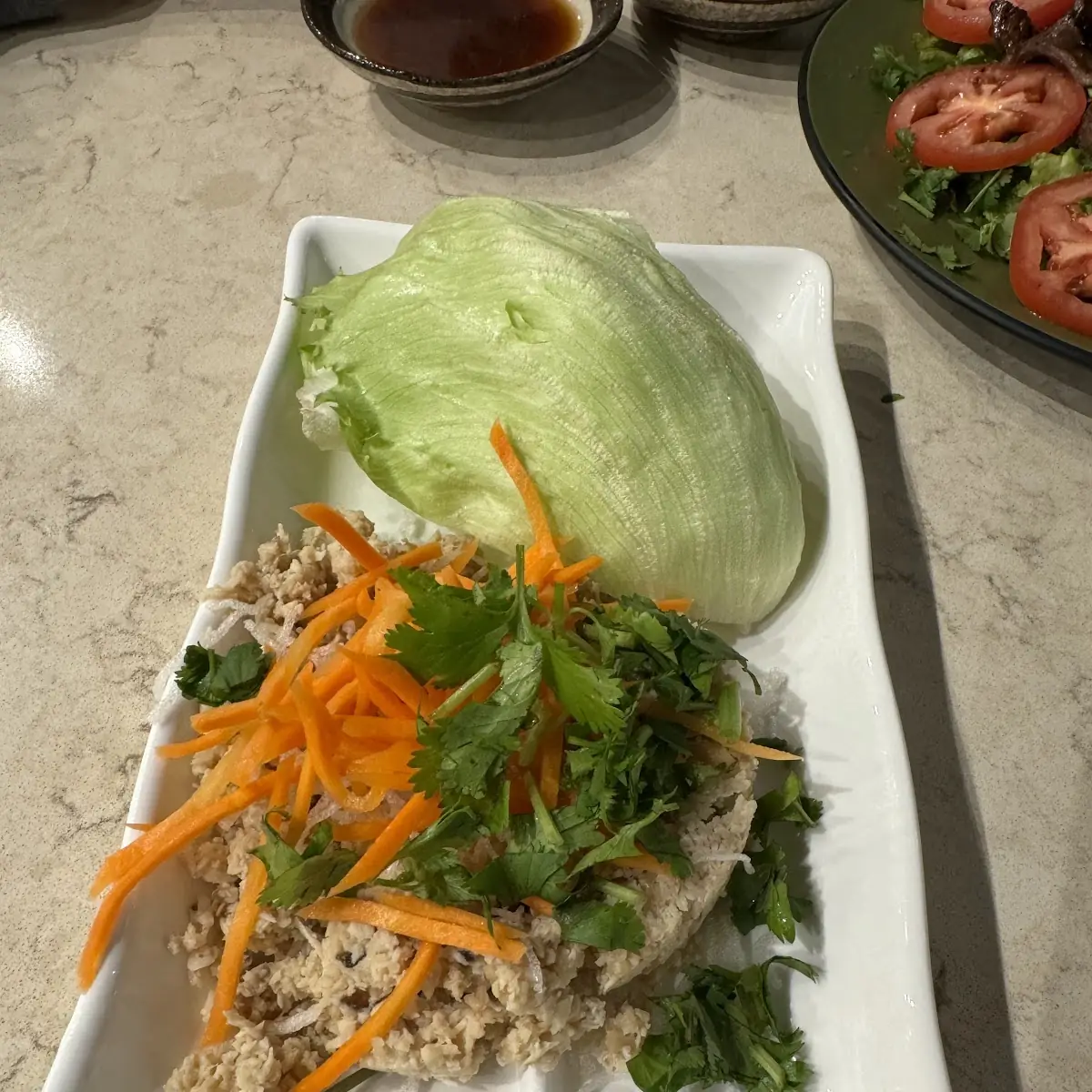 Chicken Lettuce Wrap