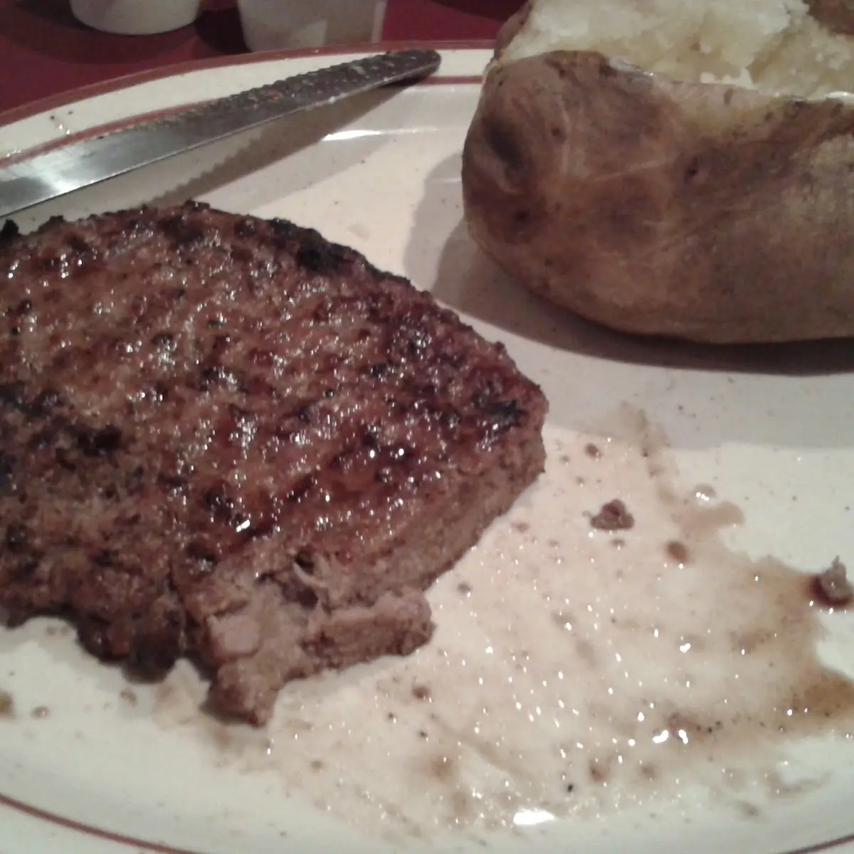 Sirloin Steak with Baked Potato