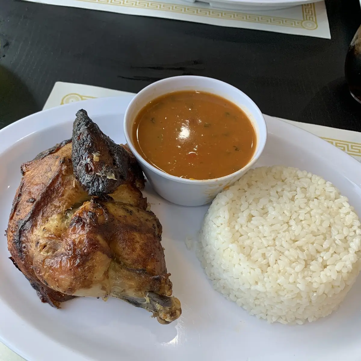 Roast Chicken w Rice & Beans