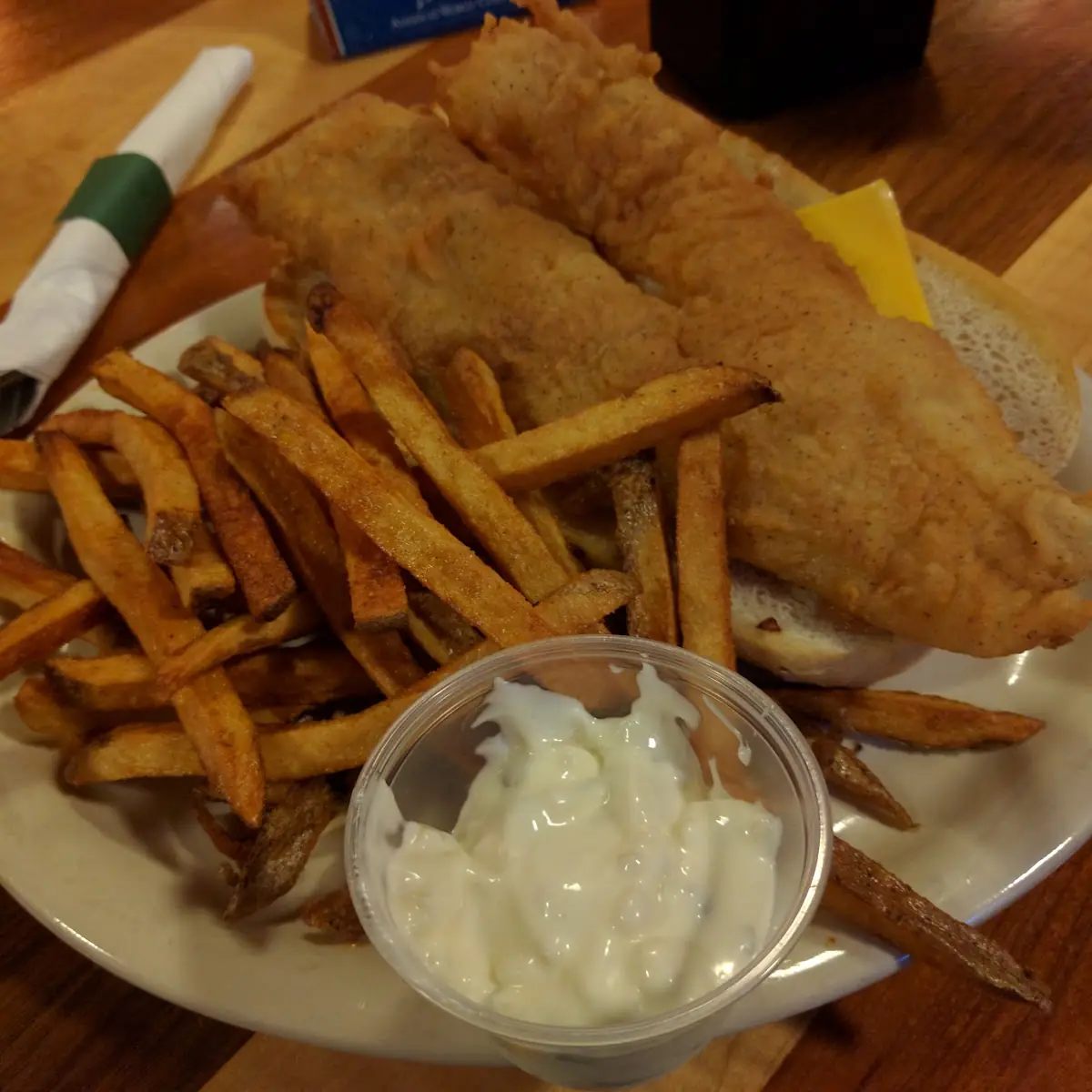 Fish Sandwich and Fri