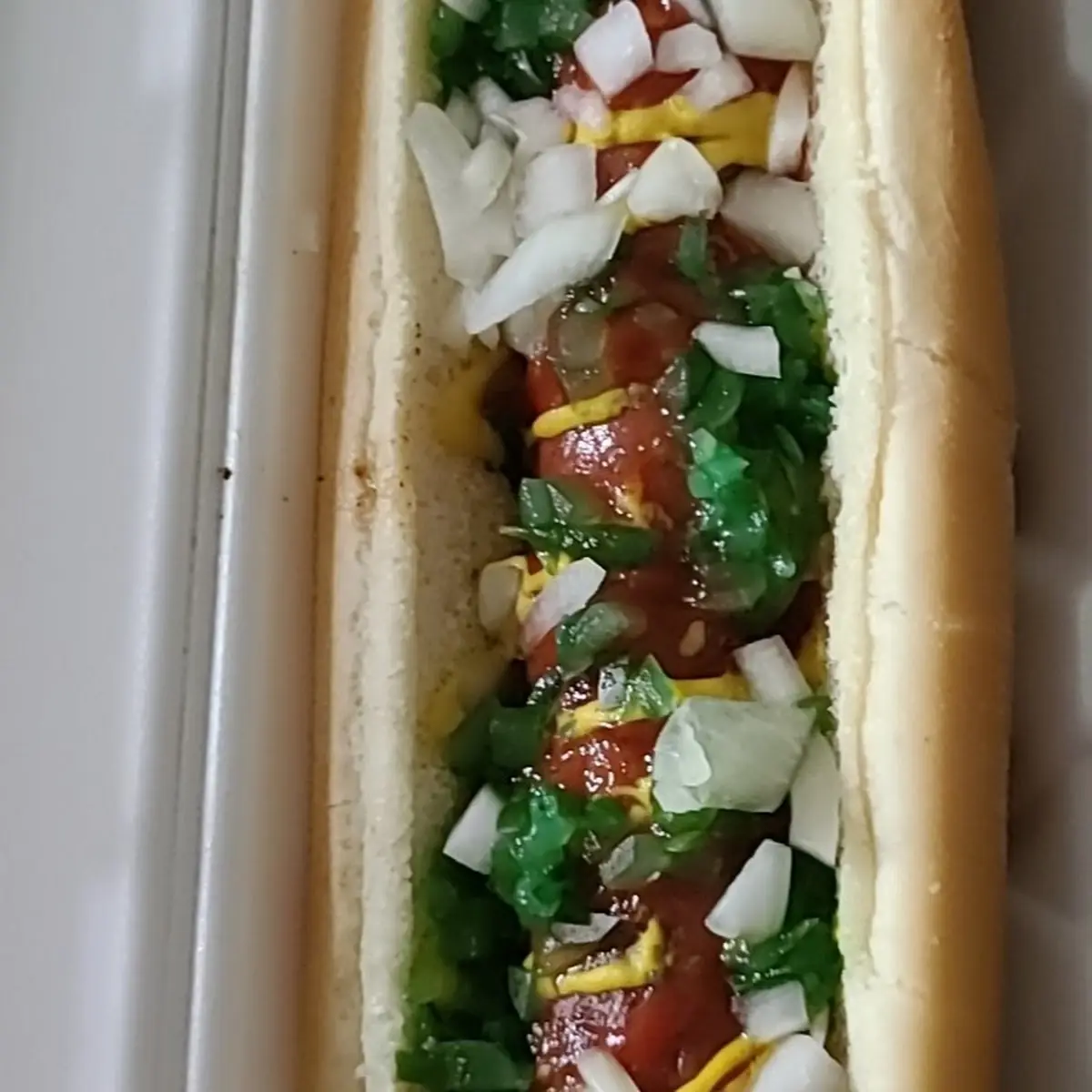 Footlong Flame Grilled Hot Dog