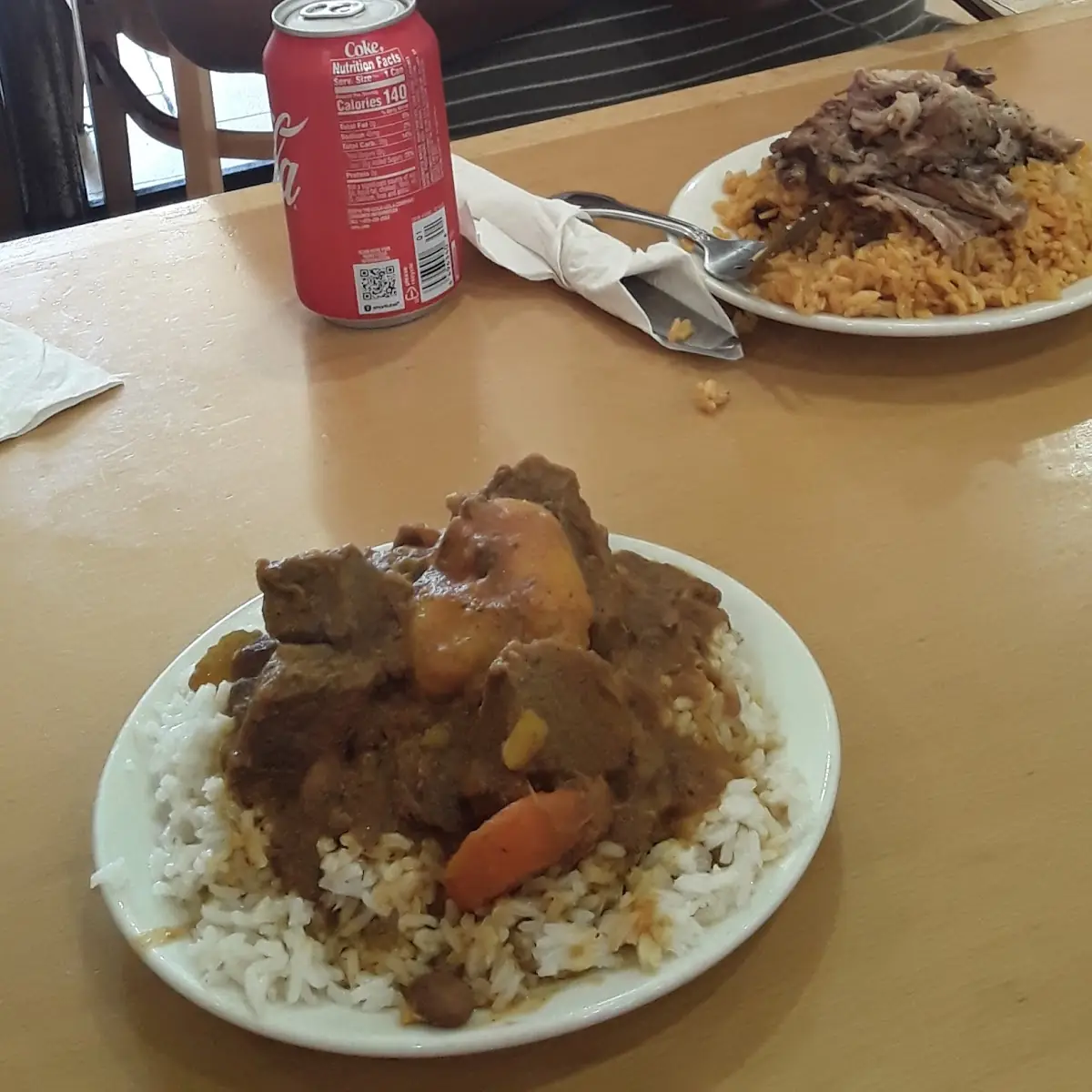Yellow Rice and Beans and Pork