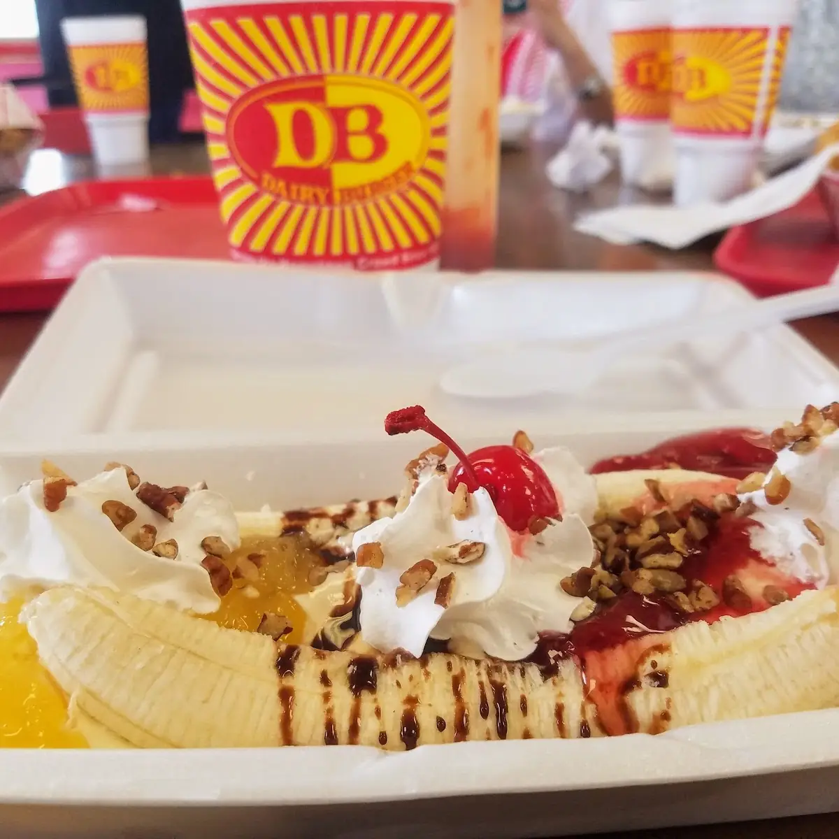 Burger Banana Split