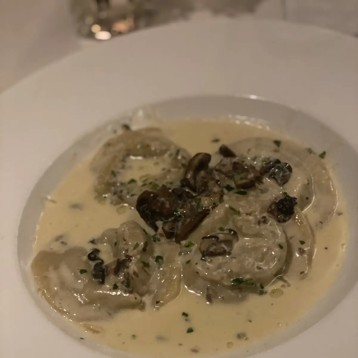 Mushroom Ravioli
