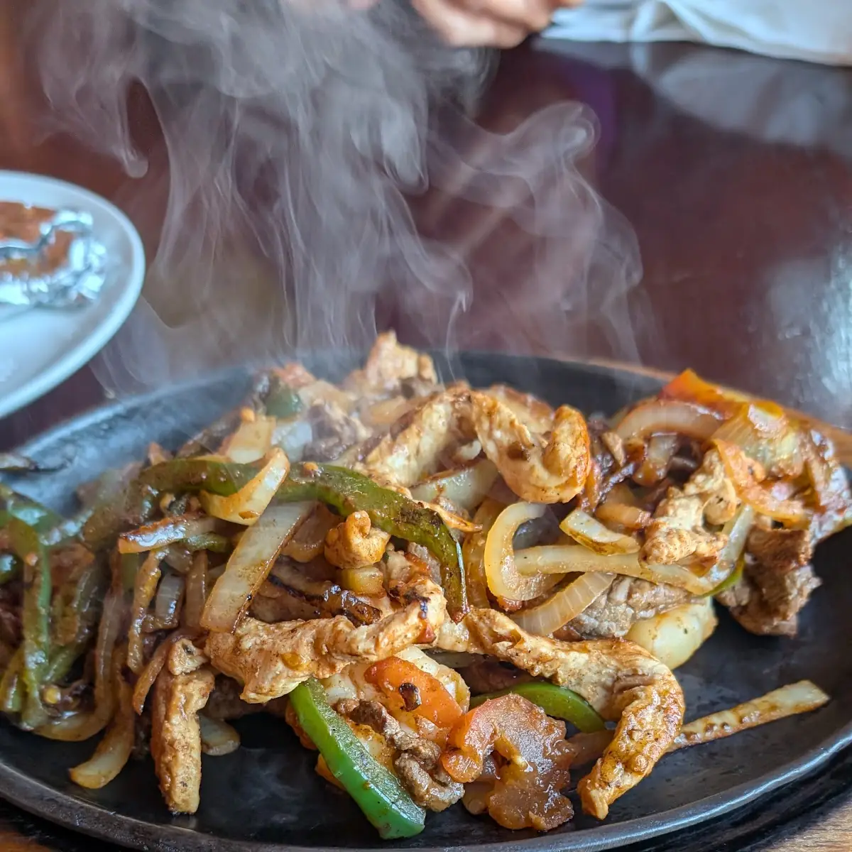 Shrimp and Chicken Fajitas