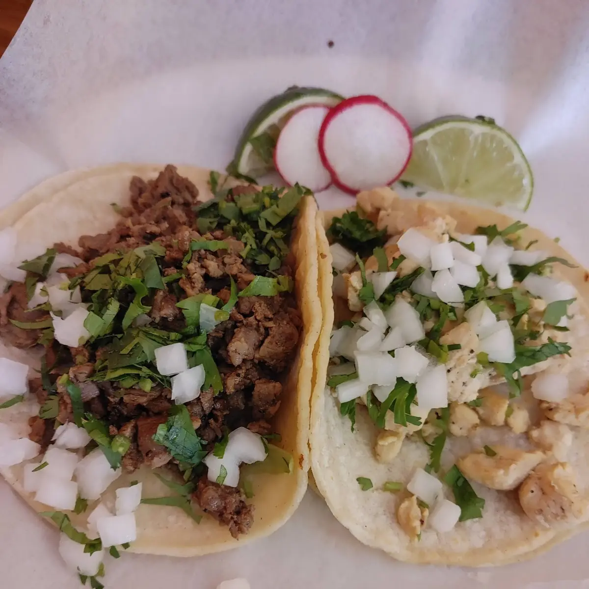 Chicken and Beef Taco