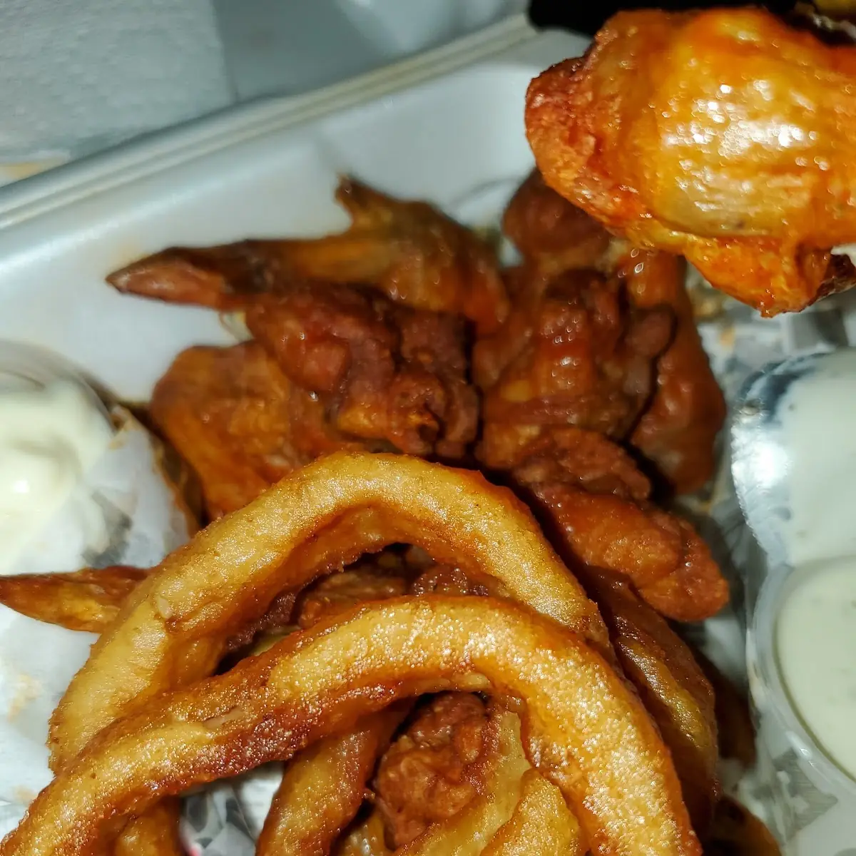 Onion Rings & Mozzarella Cheese Sticks