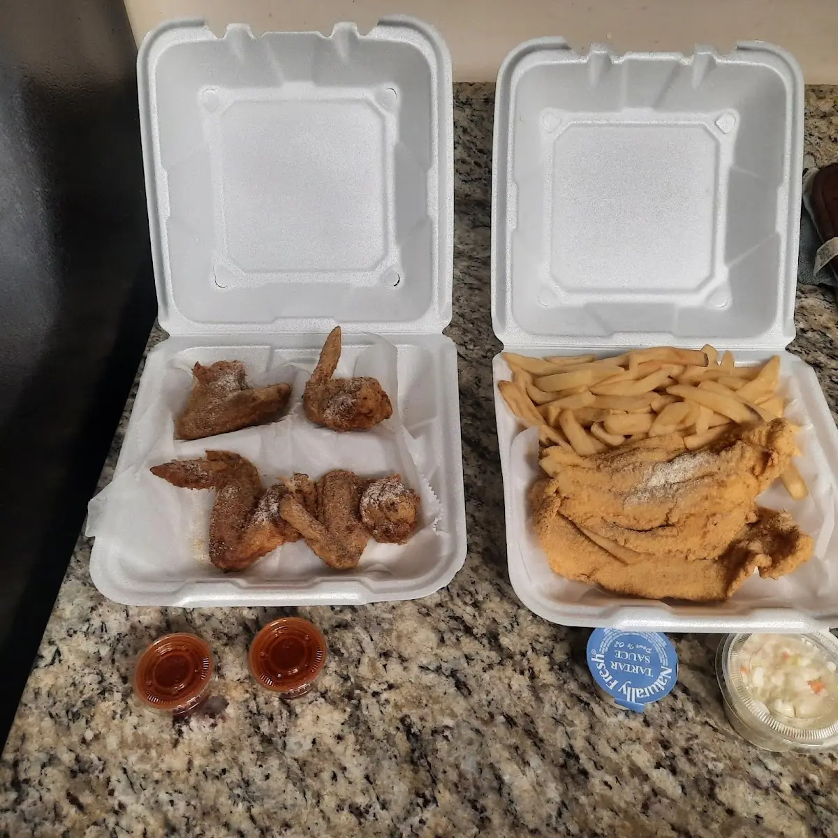 Fish and Chicken Wings
