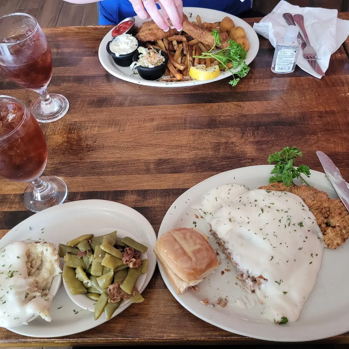 Chicken Fried Steak with Cream Gravy