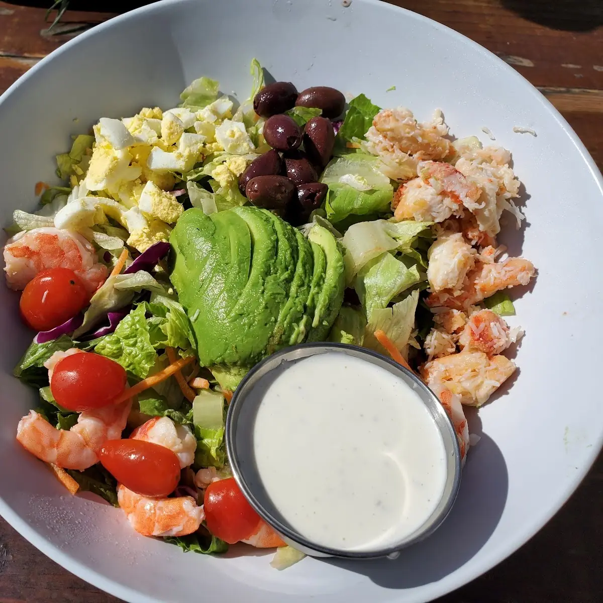Shrimp Crab Avocado Salad