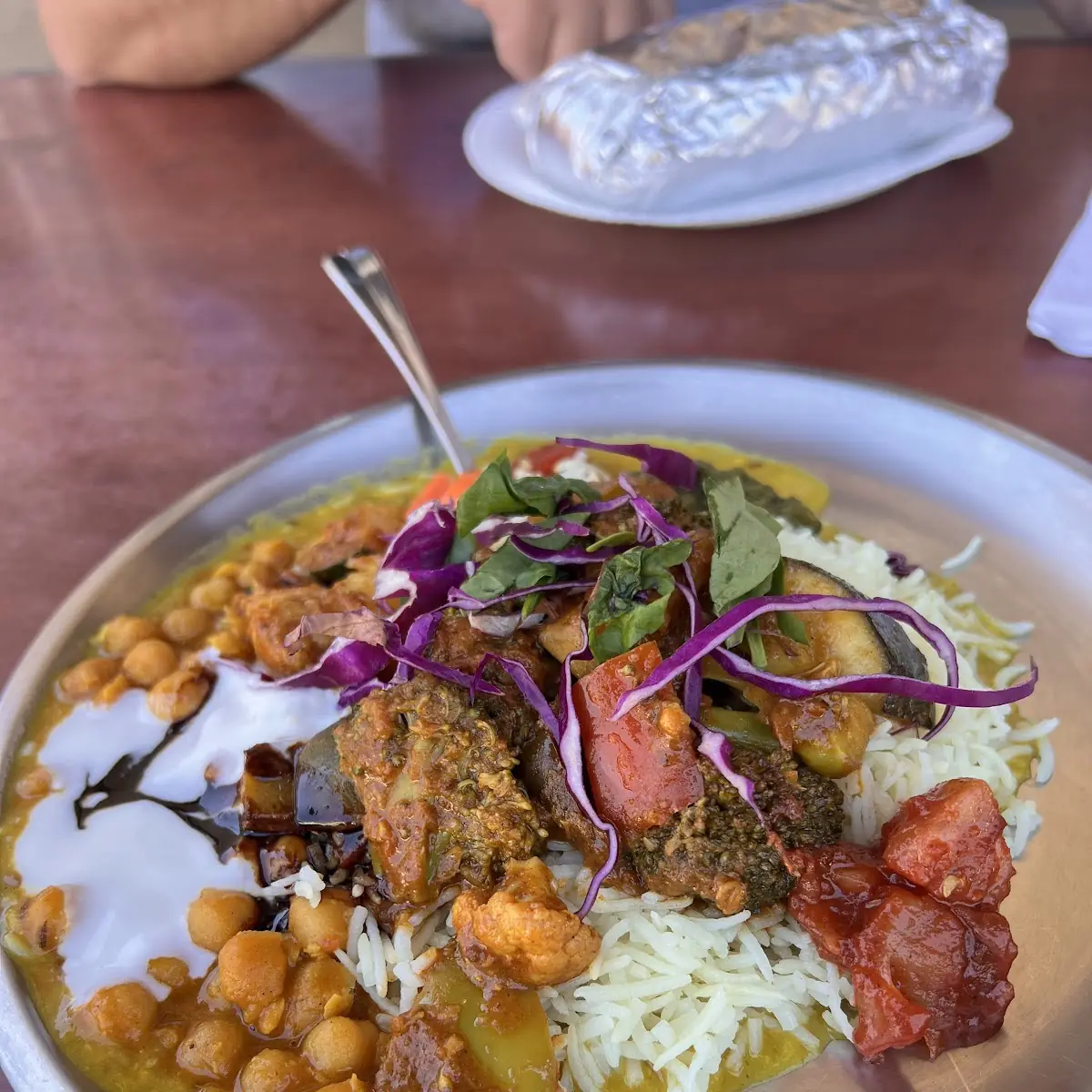 Rice Bowl with Curry Vegetables