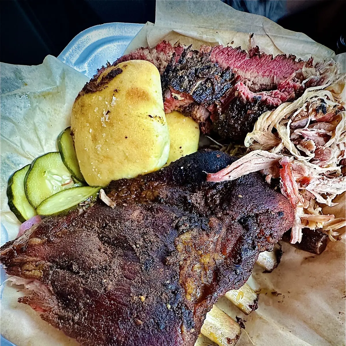Brisket Pulled Pork Ribs
