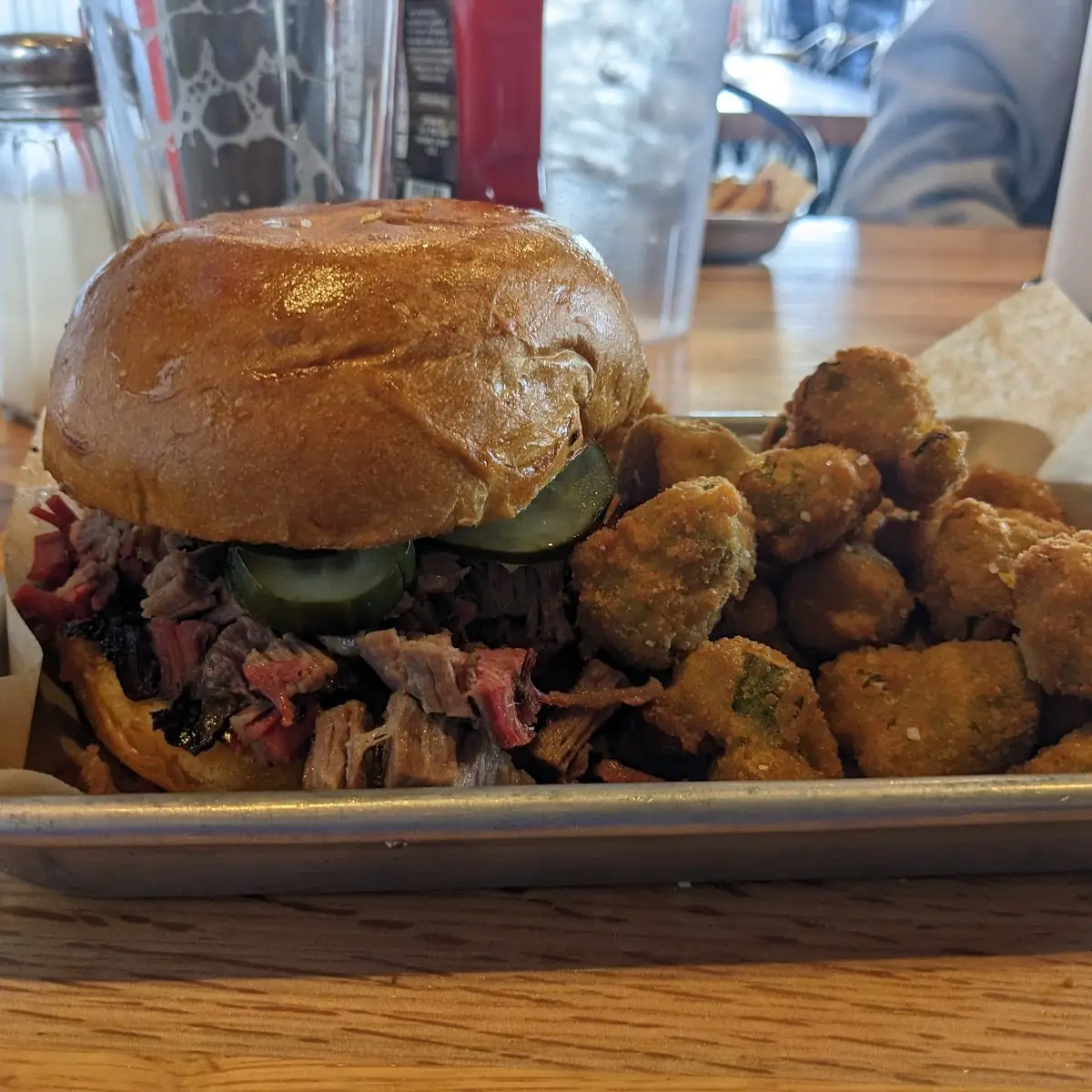 Chopped Brisket Sandwich