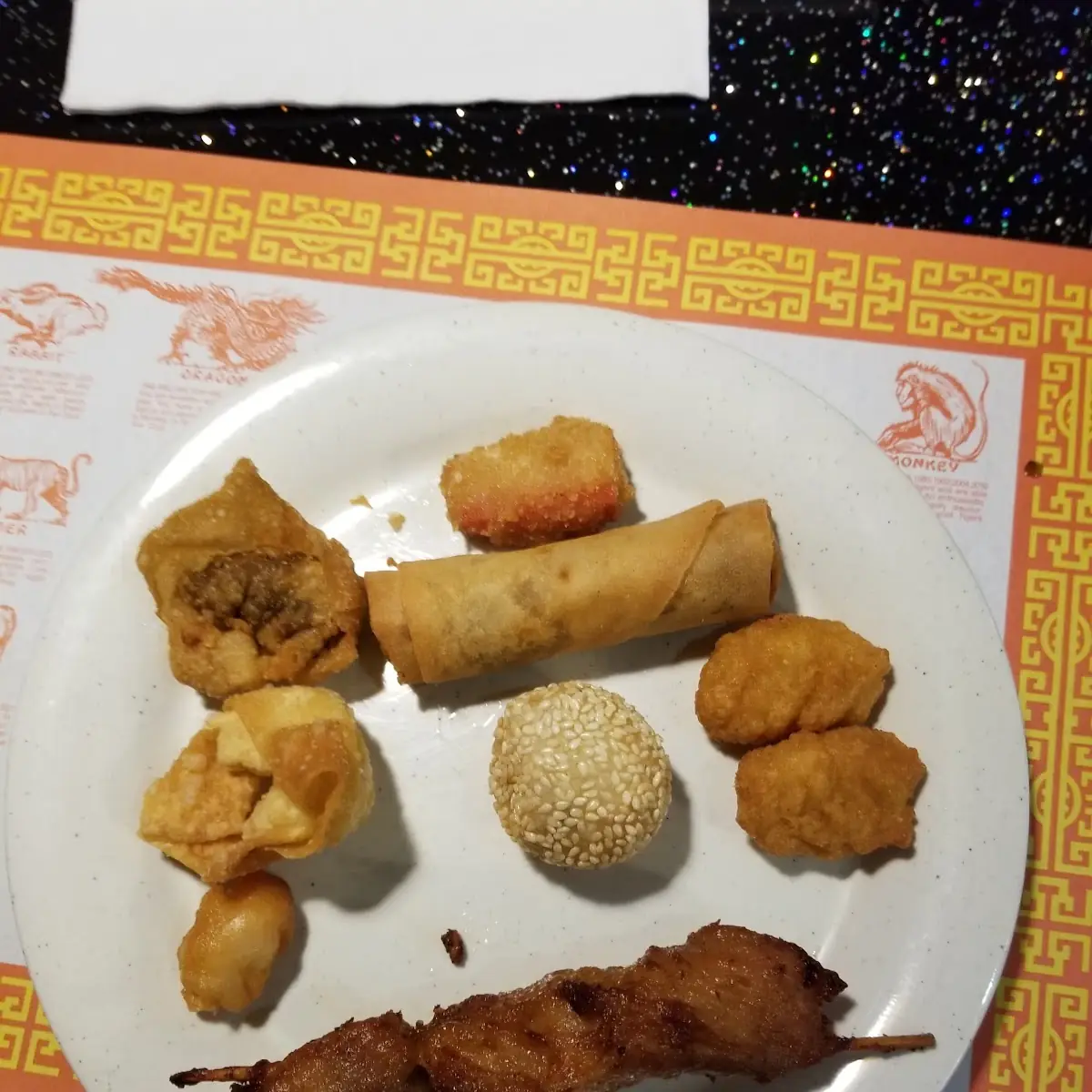 Spring Roll Crab Rangoon