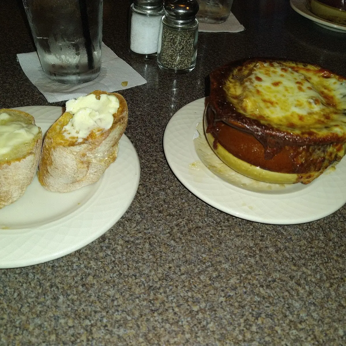 Baked Crock of Onion Soup