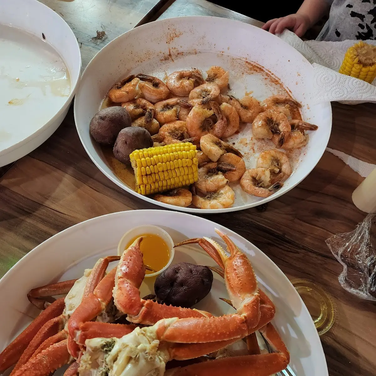 Crab Legs and Shrimp