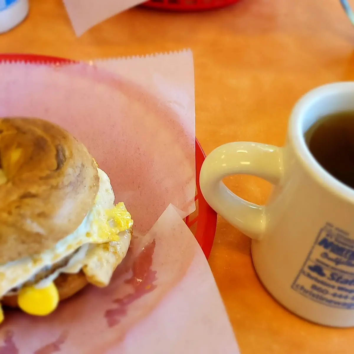 Sausage Egg and Cheese Bagel