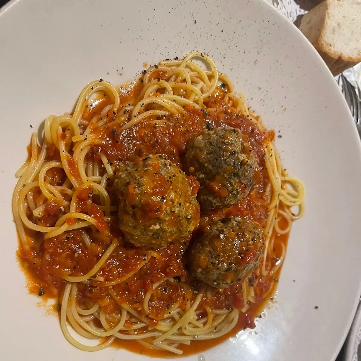 Spaghetti Meatballs
