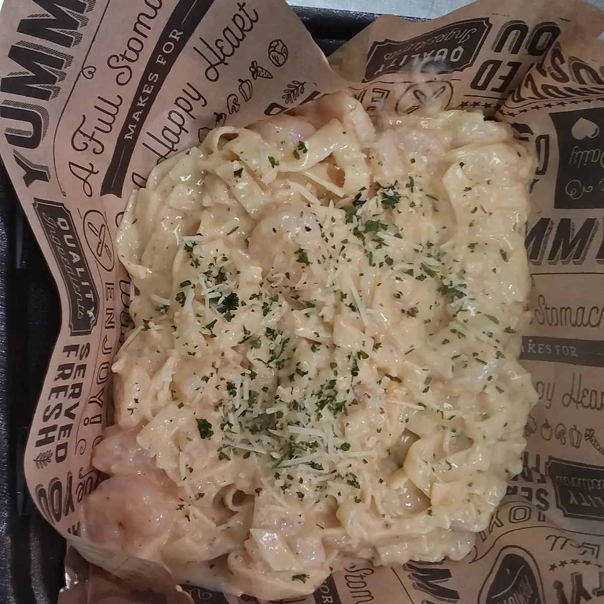 Cajun Shrimp Pasta to Go