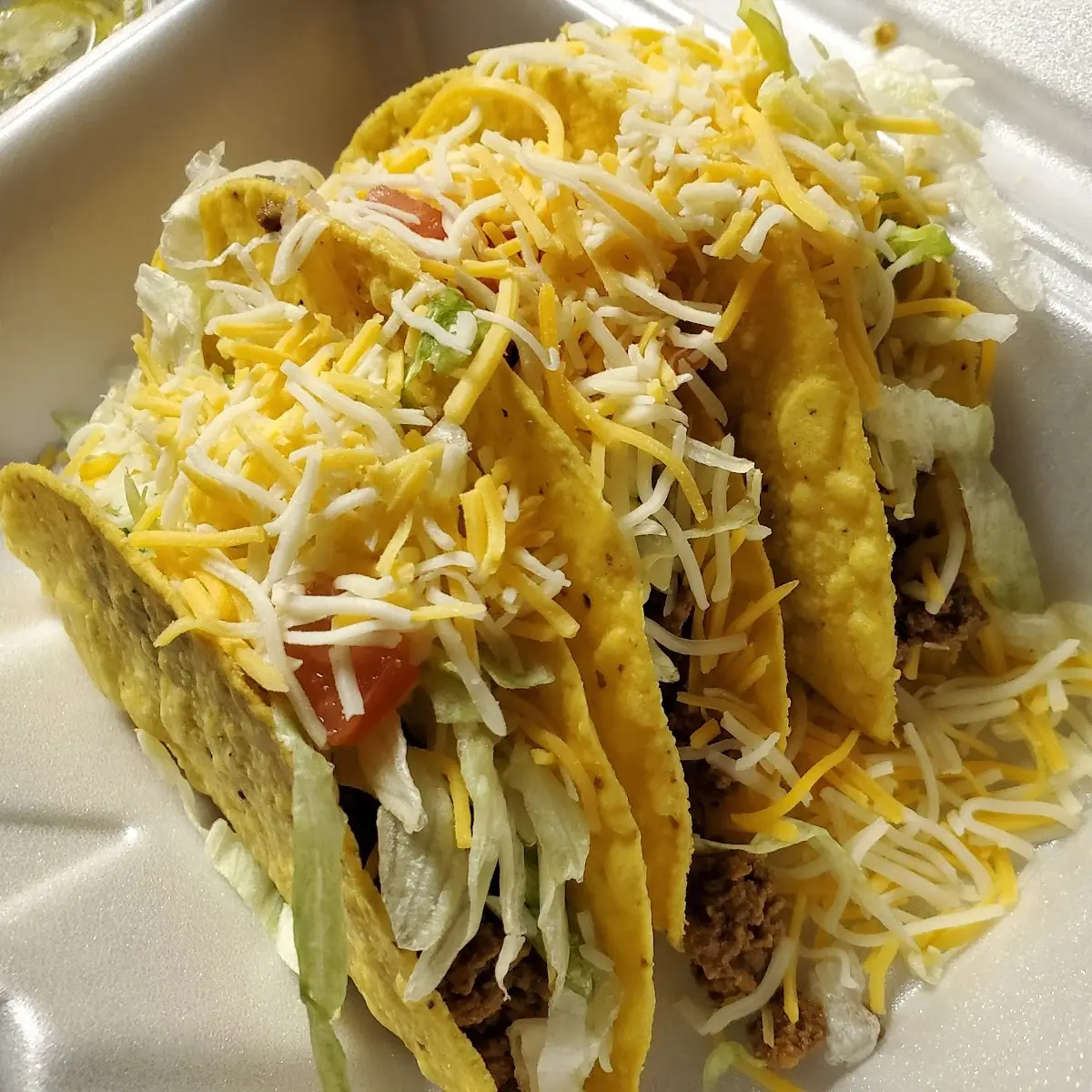 Tacos Hard Shell Corn Ground Beef